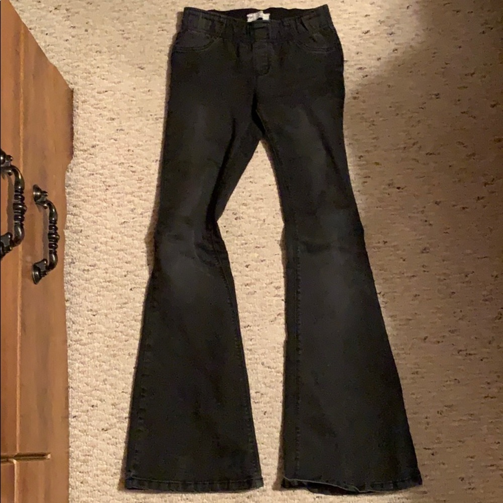 Free People black flare jeans